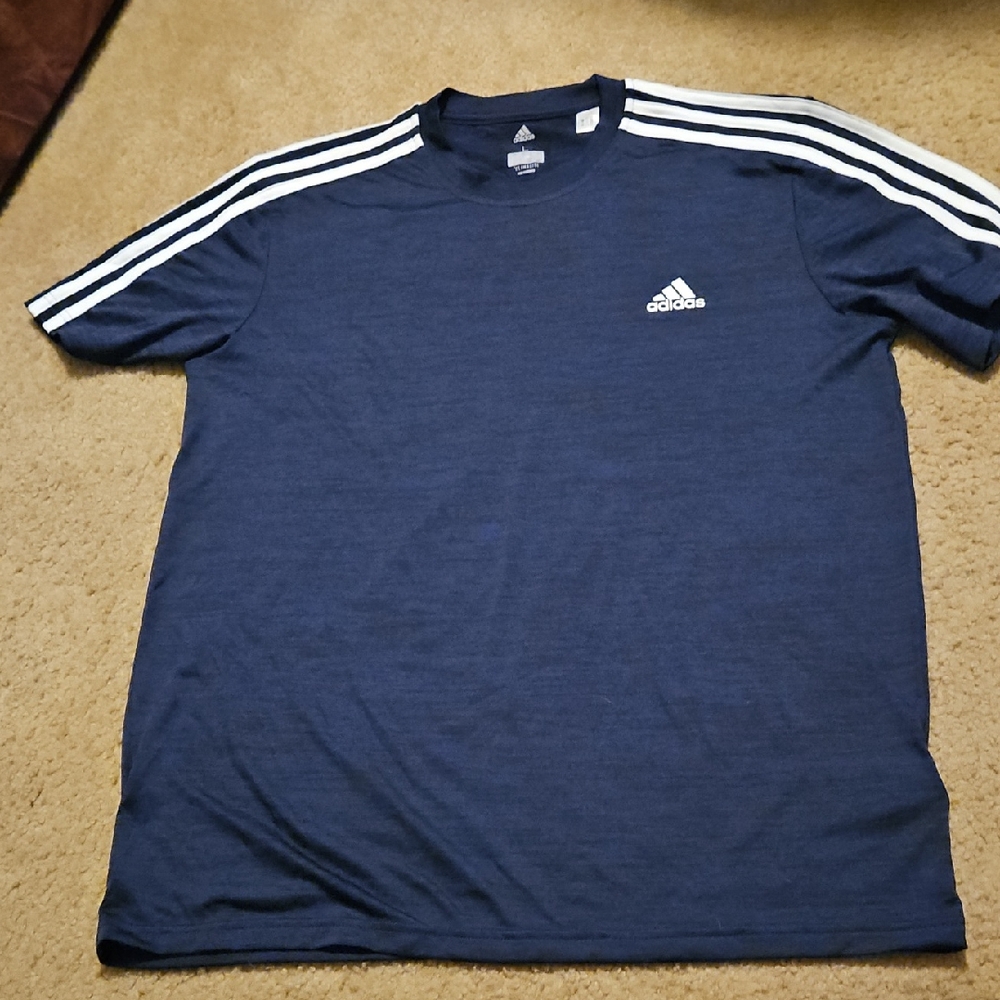 Adidas Men's Blue T-Shirt